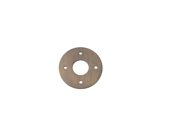 Tradco door lever adaptor plate - Aged Brass