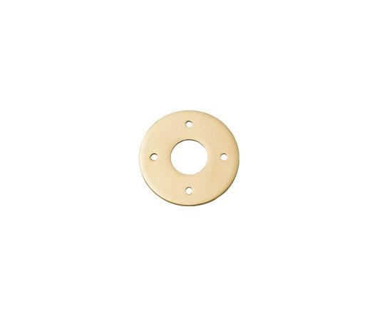 Tradco door lever adaptor plate - Polished Brass
