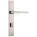 Baltimore lever on plate privacy set - Satin Nickel