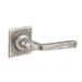 Menton single lever on small plate - Rumbled Nickel