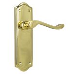 Henley Lever on 180mm Plate Sets - PB