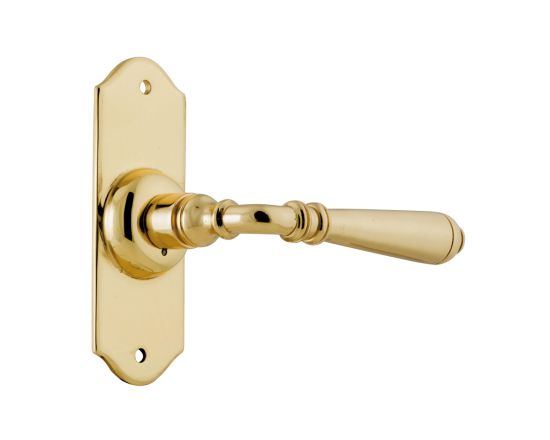 Reims lever on rose - Polished Brass