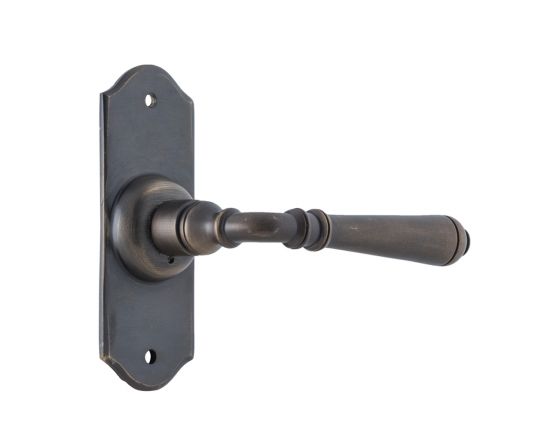 Reims lever on rose -Antique Brass