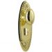 Fitzroy knob on privacy plate set - Polished Brass