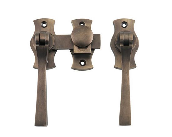 Tradco Square french door fastener - AB