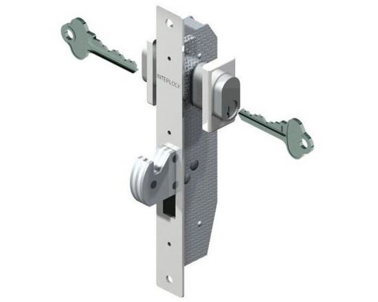 Clutha double cylinder hook bolt lock