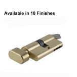 Tradco 5 Pin 60mm Key & Turn Euro Cylinders