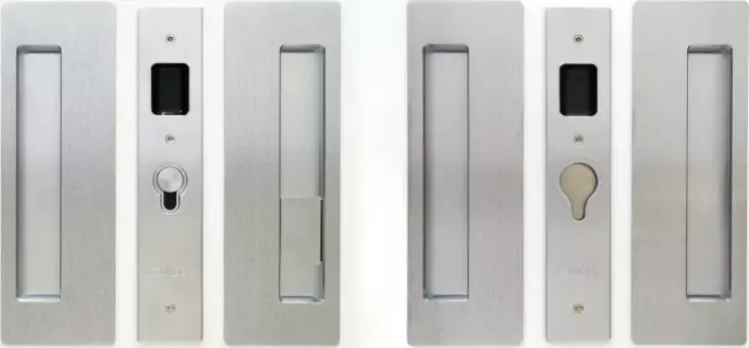 CL400 Bi-Parting Blank/Snib Privacy Set 34-40mm Door - SN CL400 Bi-Parting Blank/Snib Privacy Set 34-40mm Door - SN