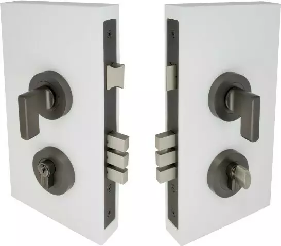Mini Lever Entrance Set - Round - 60mm Backset Mini Lever Entrance Set - Round - 60mm Backset