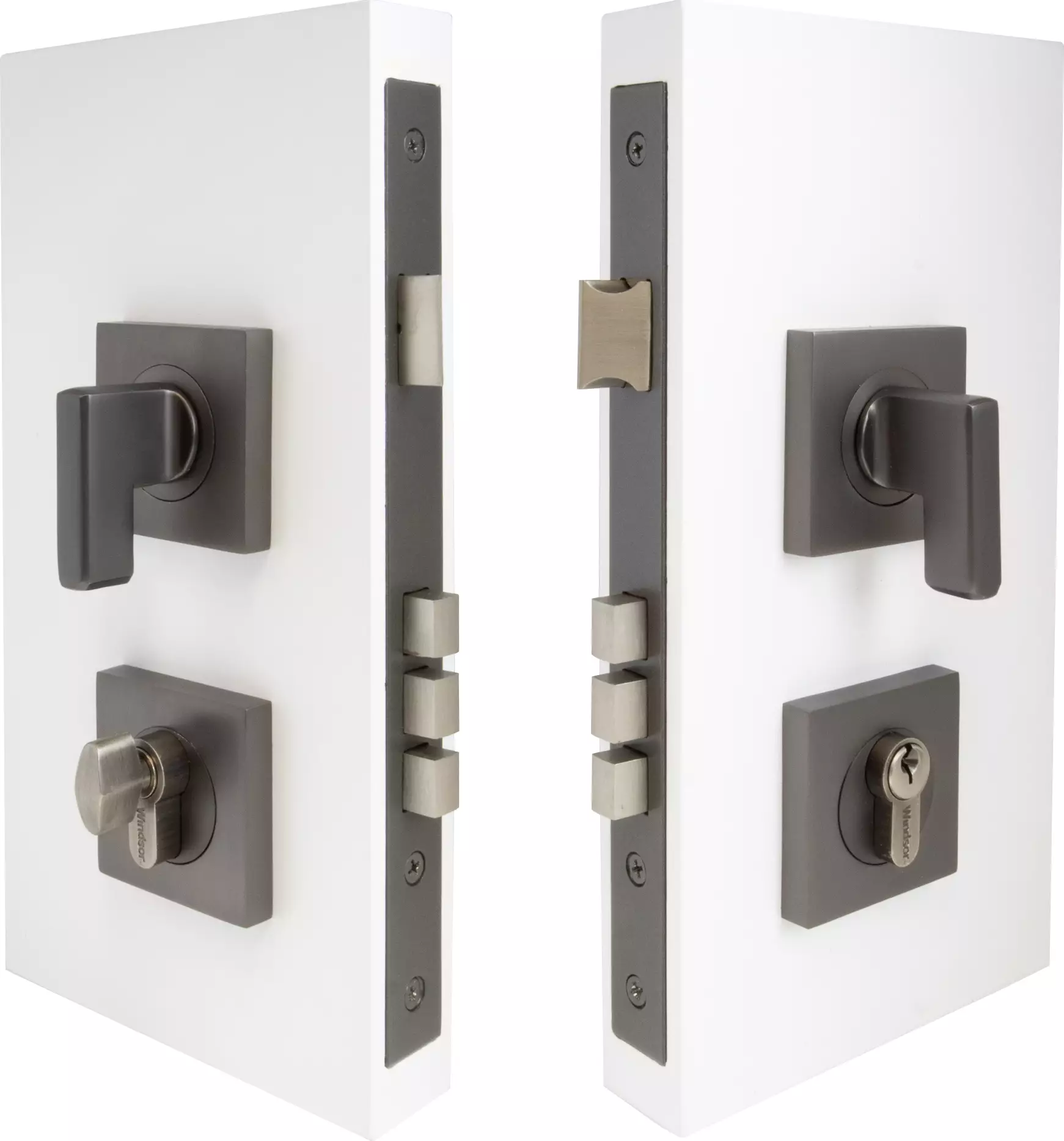 Mini Lever Lock Kit Square 60mm B/Set - GN