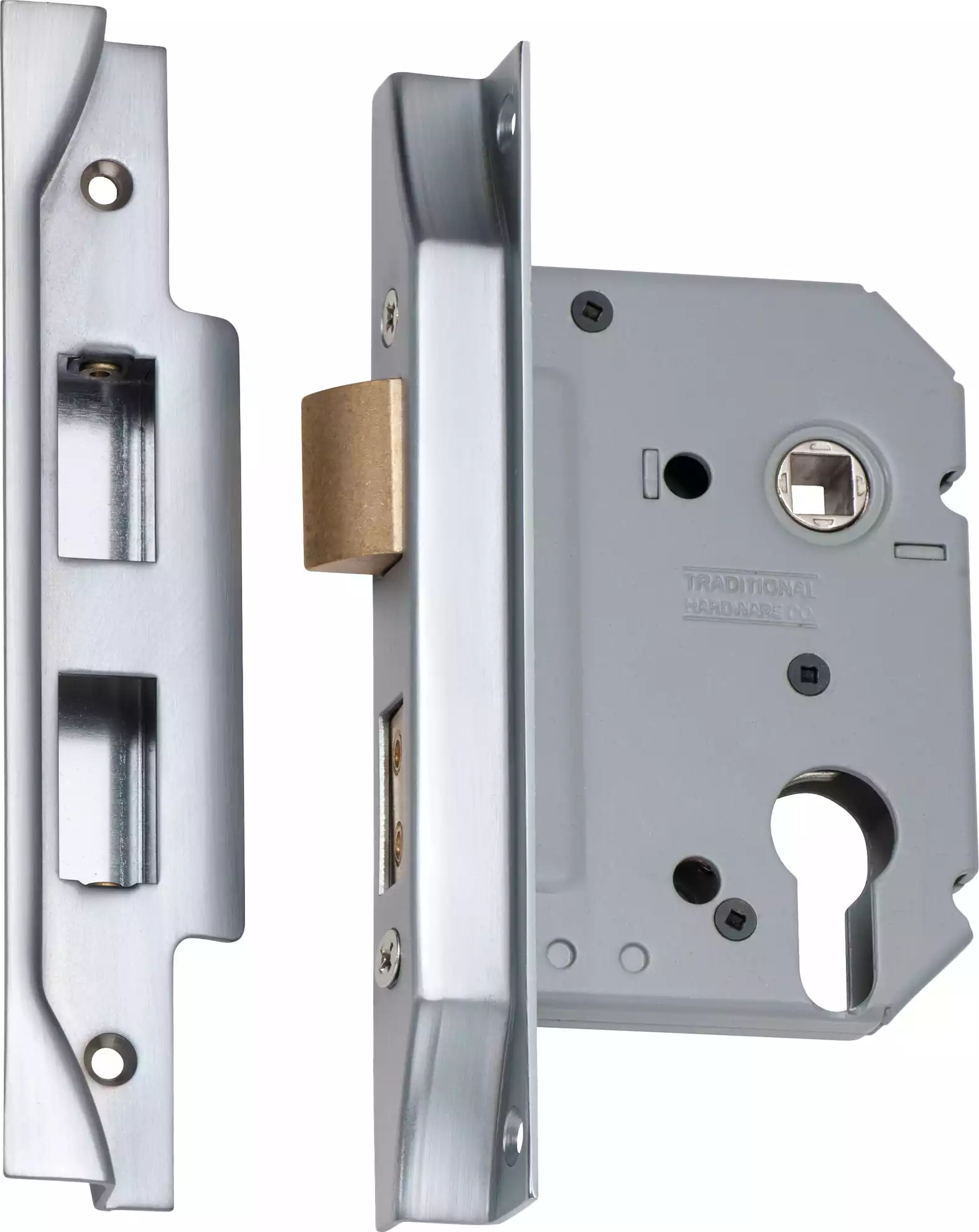 Rebated Euro Mortice Lock -  46mm &  57mm Backset Rebated Euro Mortice Lock -  46mm &  57mm Backset