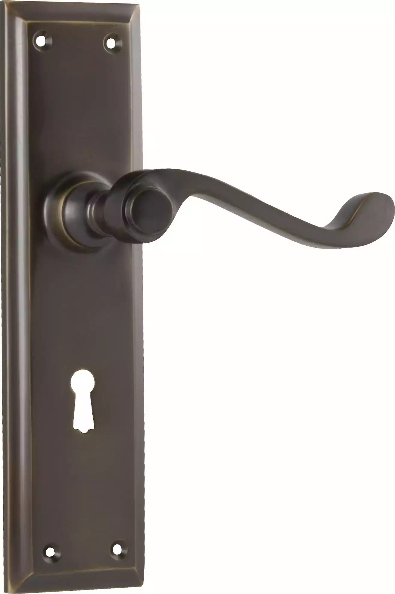 Milton Lever - Long Backplate - Lever Pairs Milton Lever - Long Backplate - Lever Pairs