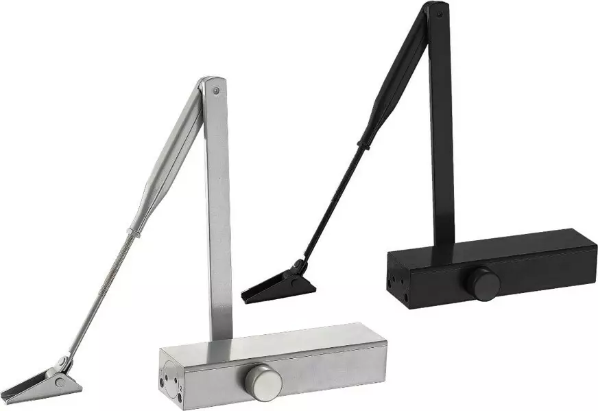 8626 - EN 2-6 Door Closer -  Std Arm/Slide/HO - SIL/BLK 8626 - EN 2-6 Door Closer -  Std Arm/Slide/HO - SIL/BLK