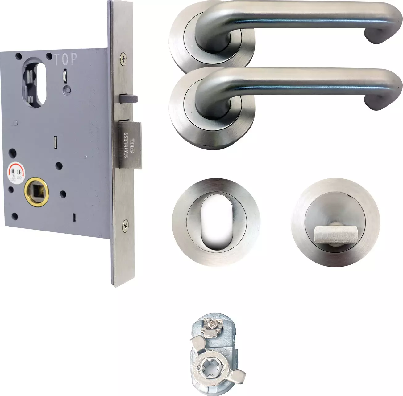 Commercial KITS - Round Rose - 90 Lever - SC Commercial KITS - Round Rose - 90 Lever - SC