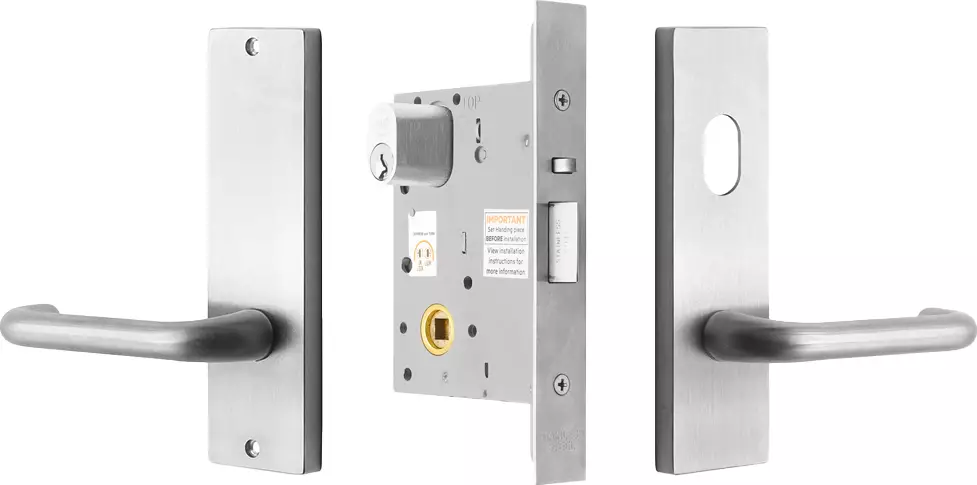 90 Lever on Plate - Storeroom Lock Kit - Std Cyl - SC