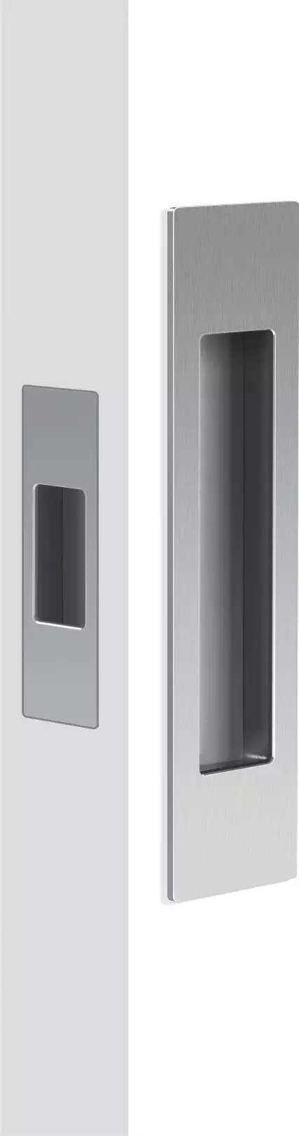 8008 Flush+End Pull Passage Set - 190 x 45mm - SC