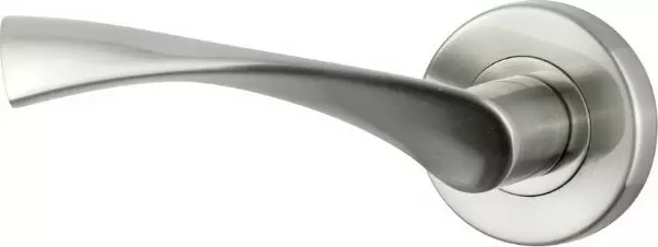 Monza Round Rose Lever Handles - SN Monza Round Rose Lever Handles - SN