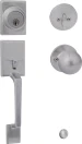 Gripset - Capri w/ Knob 60-70 B/Set Single Cylinder SS