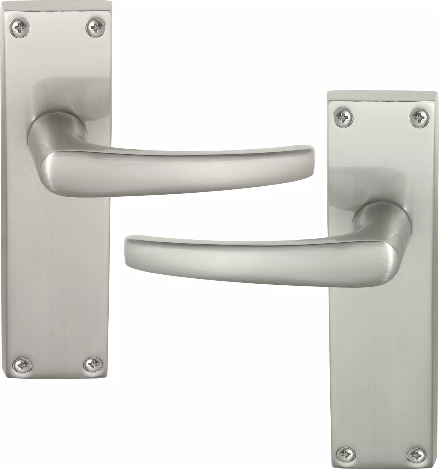 Contract Lever Set - Blank Plate - BN