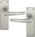 Contract Lever Set - Blank Plate - BN