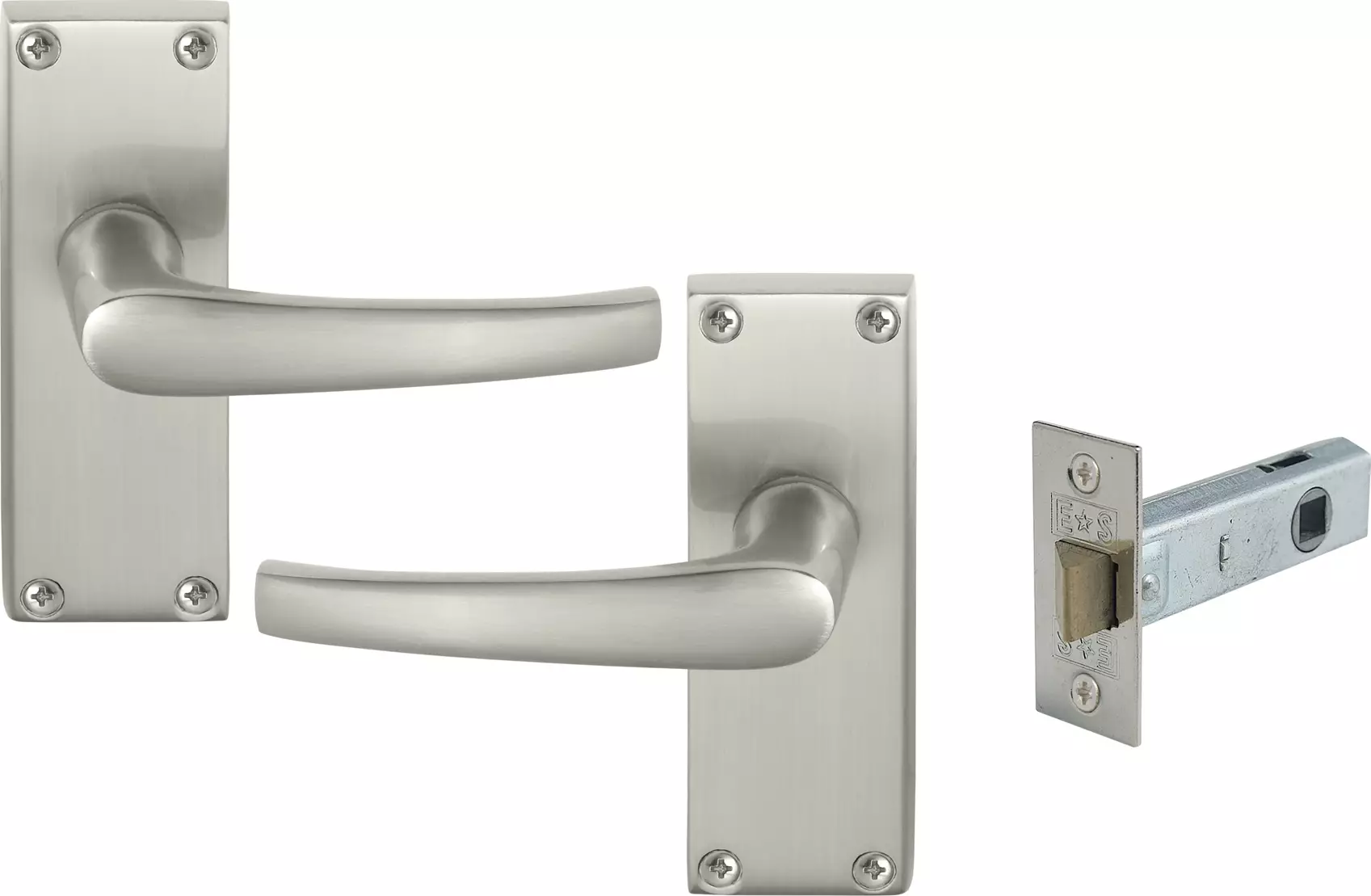 Contract Lever Passage Set on 120 x 42mm Plate - BN