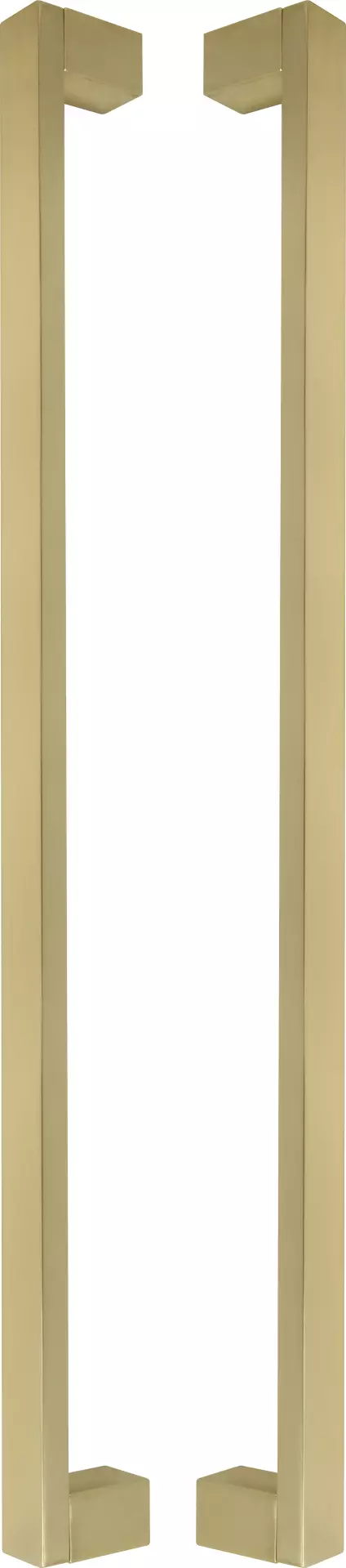 Tasman - Solid Brass - 600mm - Pull Handle Set - PB