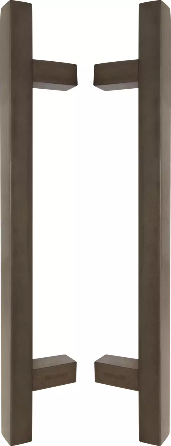 Brass - Square - Pull Handle Set - 300mm - AB