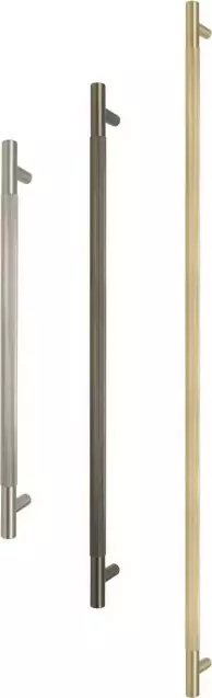 Brass - Pull Handles - 450/600/900mm - linear knurl Brass - Pull Handles - 450/600/900mm - linear knurl