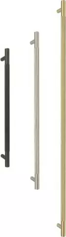Brass - Pull Handles - 450/600/900mm - diamond knurl Brass - Pull Handles - 450/600/900mm - diamond knurl