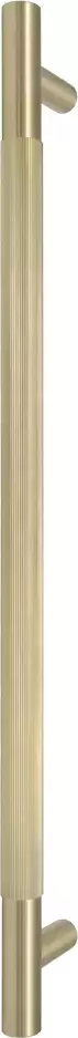 Brass - FF Pull Handle - 450mm - linear knurl - MSB