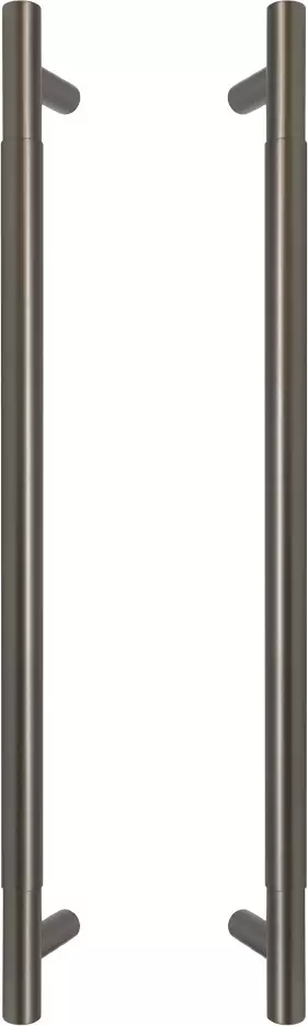 Brass - Pull Handle Set - 450mm - plain - GN