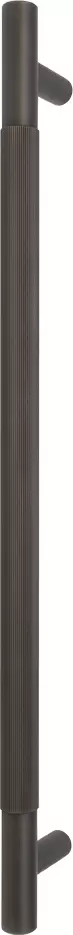 Brass - RF Pull Handle 450mm - linear knurl - DRB