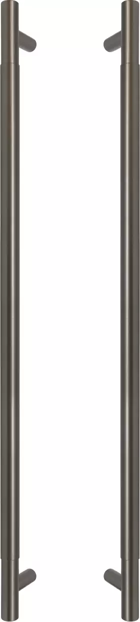 Brass - Pull Handle Set - 600mm - plain  - GN