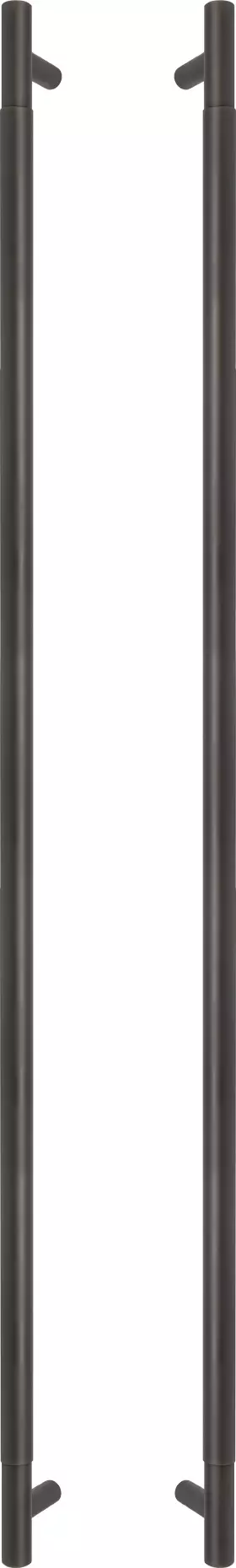 Brass - Pull Handle Set - 900mm - plain - DRB