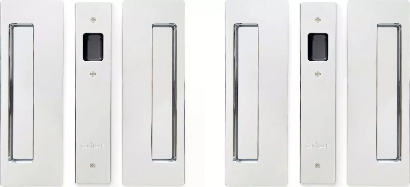 CL400 Bi-Parting Non-Magnetic Passage Set 34-40mm Door - BC