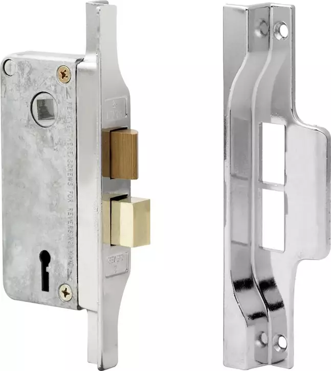 2 Lever Rebated Mortice Lock w/ 30mm Backset - SP 2 Lever Rebated Mortice Lock w/ 30mm Backset - SP