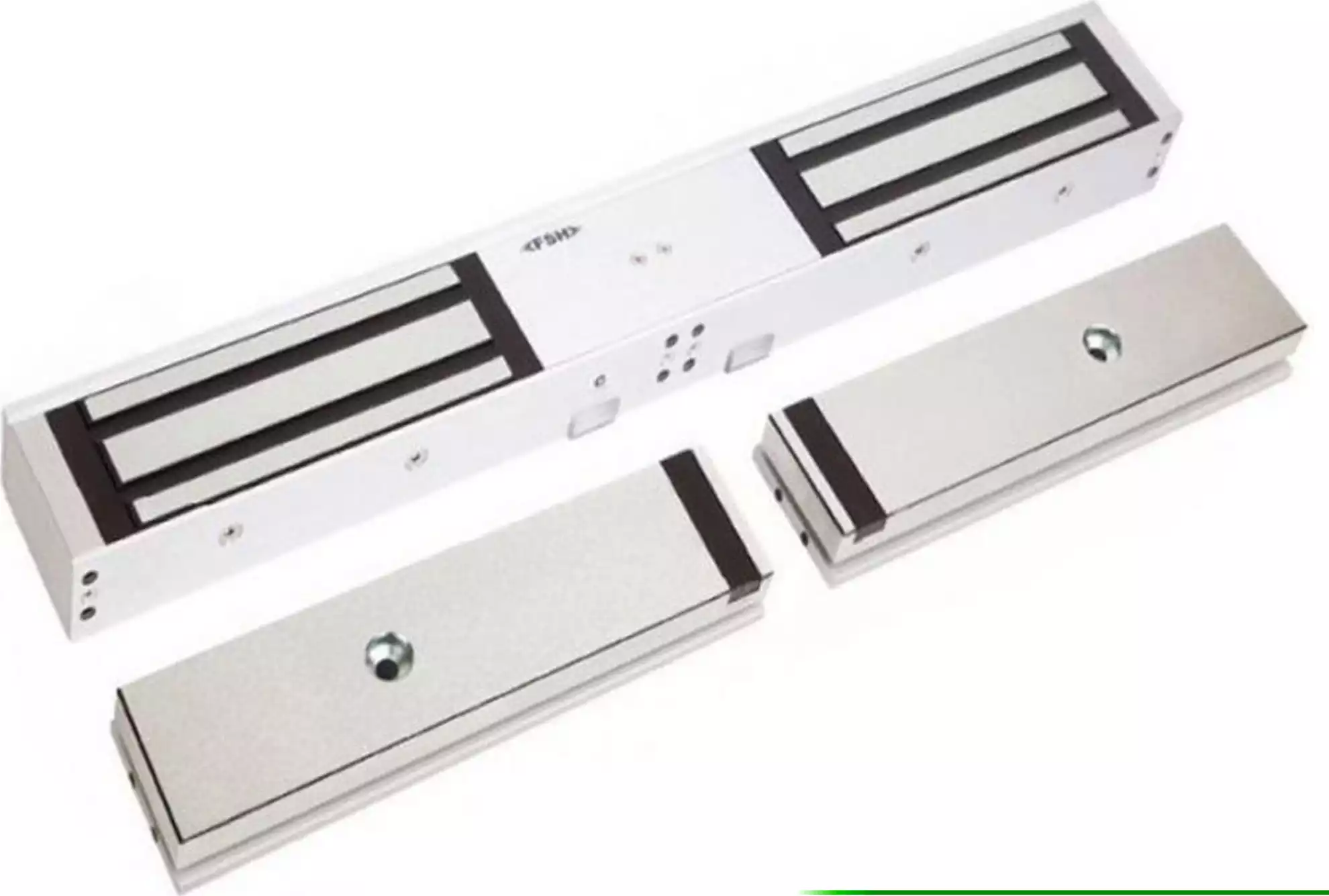 Double Slimline Magnetic Lock w/ Anti Tamper - Monitored Double Slimline Magnetic Lock w/ Anti Tamper - Monitored