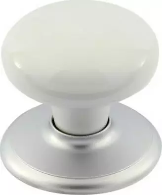 Classic 45mm White Wardrobe Knob - SP