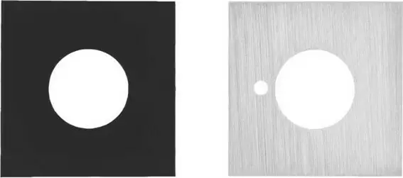 Velocity Square Rose Trims - SC / BLK Velocity Square Rose Trims - SC / BLK