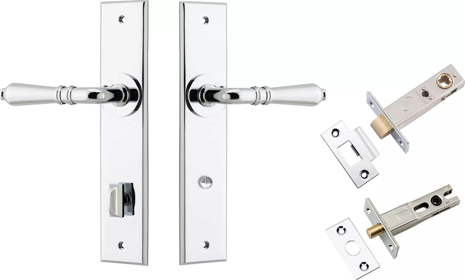 Sarlat Lever - Chamfered Privacy Set - CP