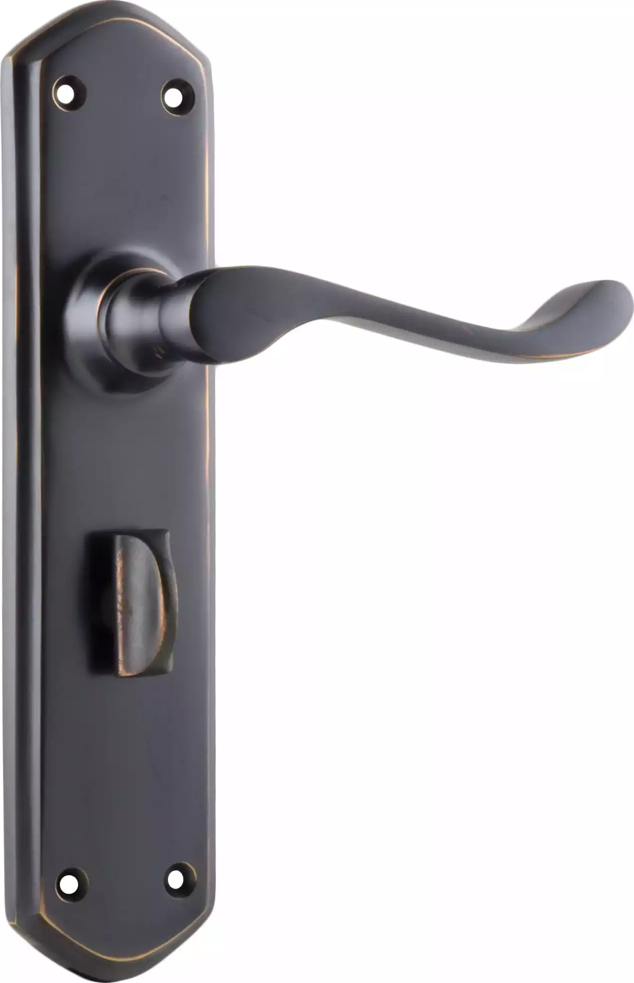 Windsor Lever - Long Backplate - Privacy Pair - AC