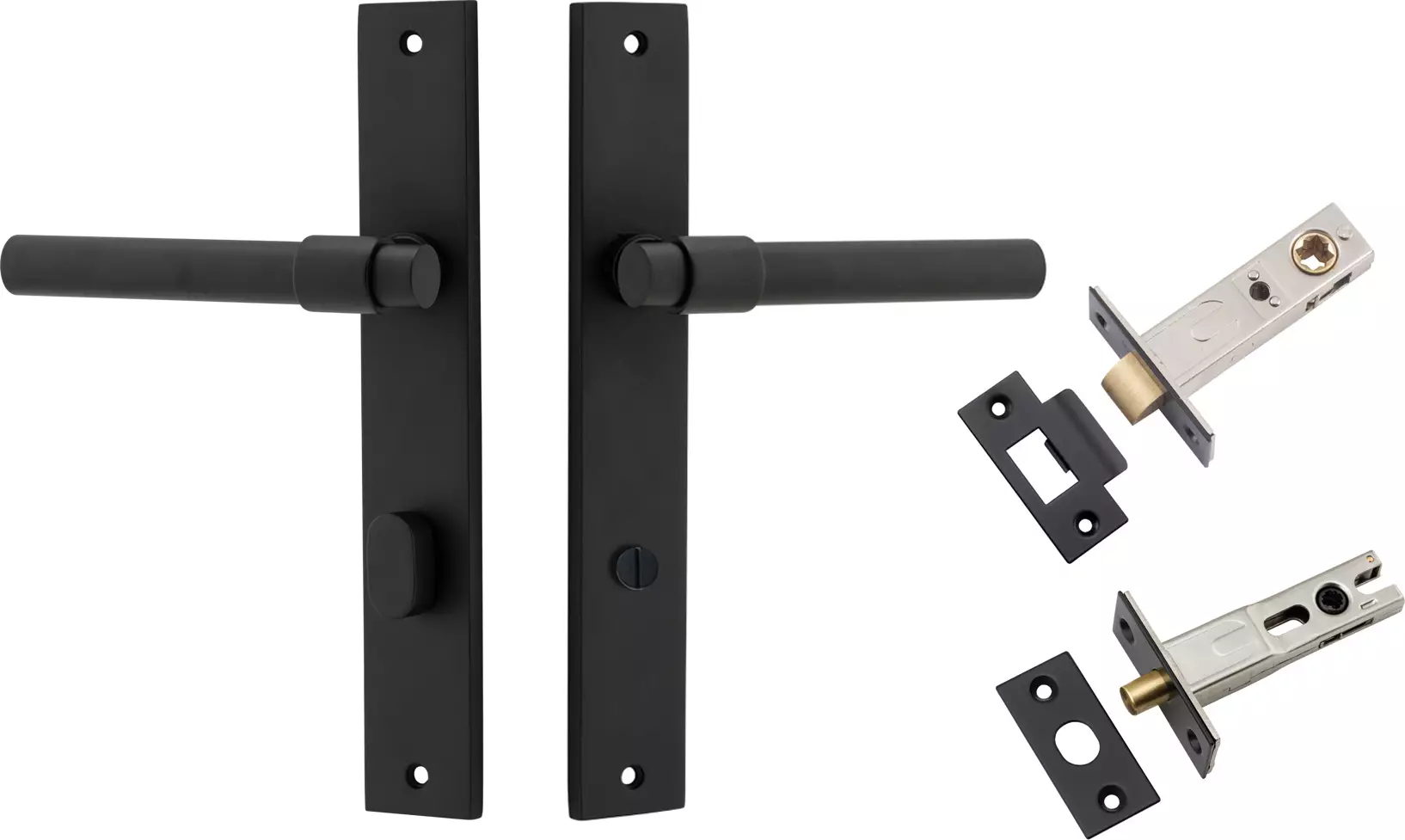 Helsinki Lever - Rectangular Privacy Set - MB