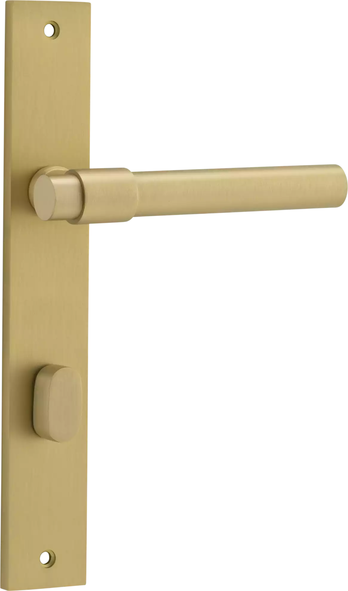 Helsinki Lever - Rectangular Privacy Pair - GLD
