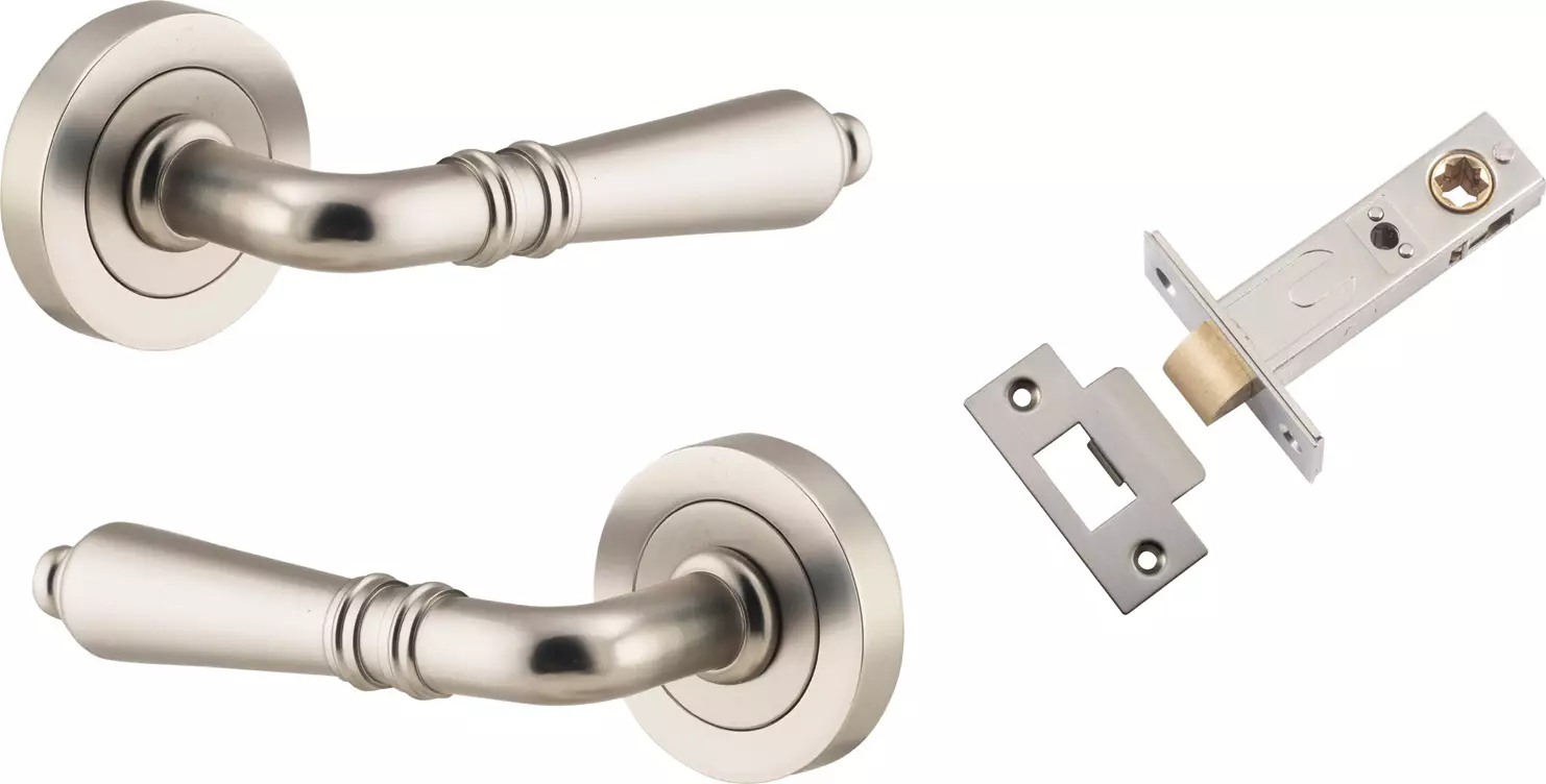 Sarlat Lever - Round Rose Passage Set - SN