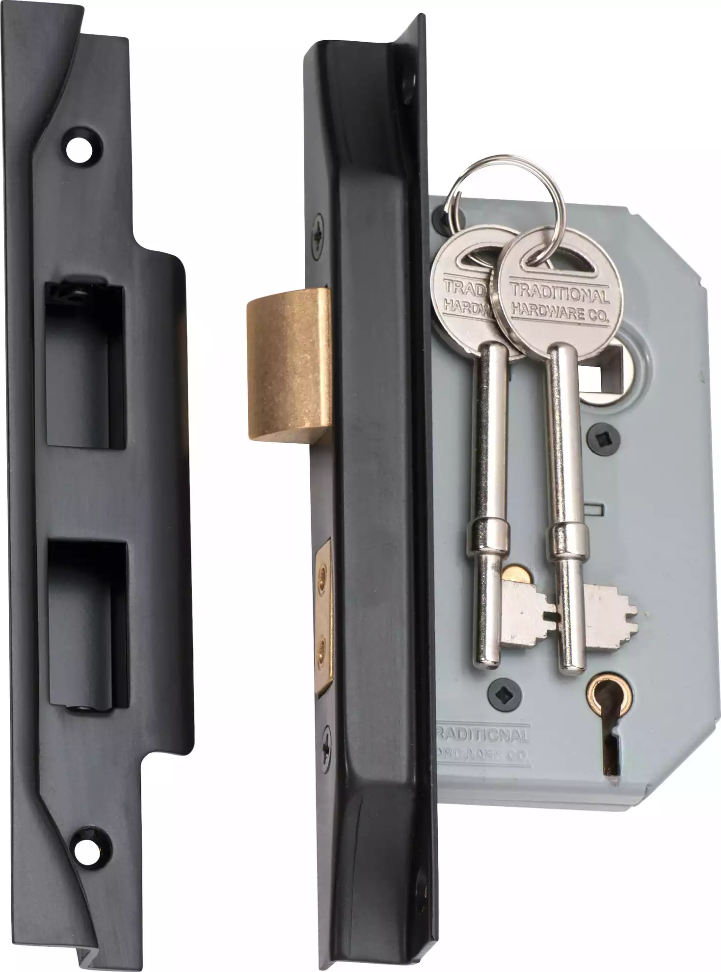 Rebated 5 Lever Mortice Lock - Backset 46mm - MB