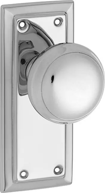 Richmond 125 x 50mm Knob on Short Plate Set - CP