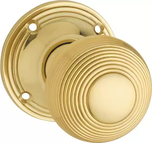 Reeded 51mm Door Knob Sets // AB Reeded 51mm Door Knob Sets // AB