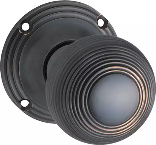 Reeded 51mm Knob on 60mm Backplate - AB