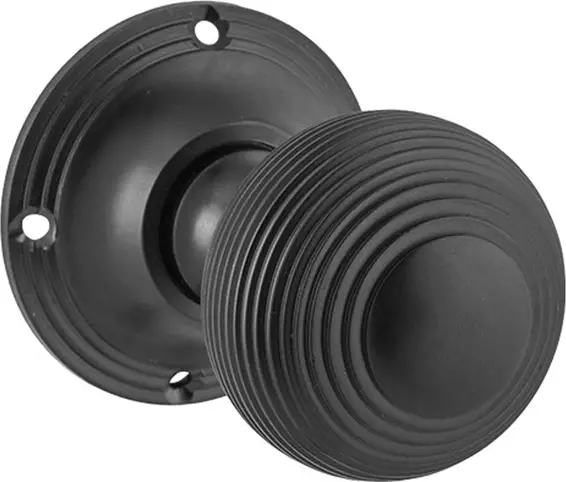 Reeded 51mm Knob on 60mm Backplate - MB