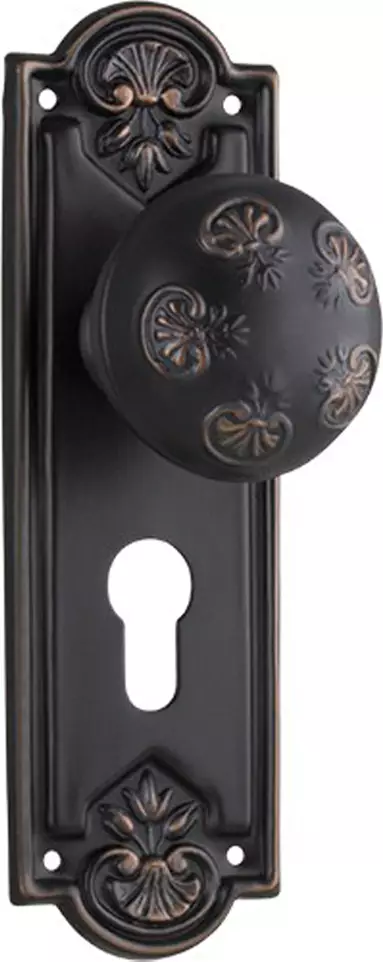 Nouveau 188 x 58mm Knob on Euro48 Plate Set - AC